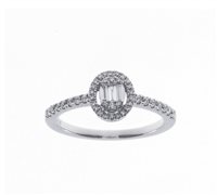 Anello Salvini Donna in Oro bianco Diamante 0.35 Ct 20089266 - 20089266